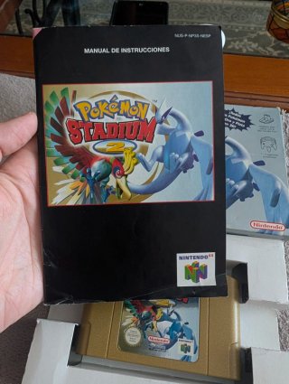 Pokemon Stadium 2 N64 Completo PAL Español