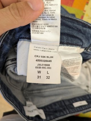 Vaqueros Calvin Klein Jeans Azules.