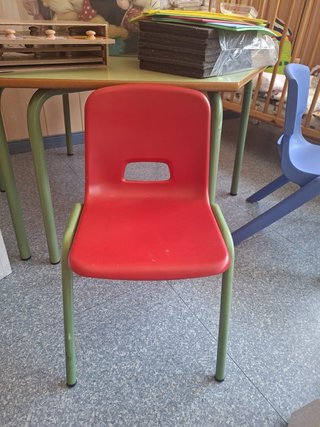 Silla infantil patas metal