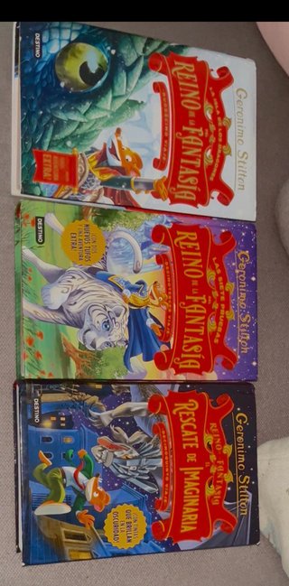 Coleccion de 3 libros reino de fantasia