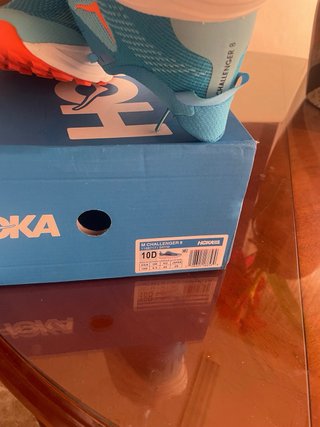 Hoka Challenger 8 Zapatillas Running Azul Naranja