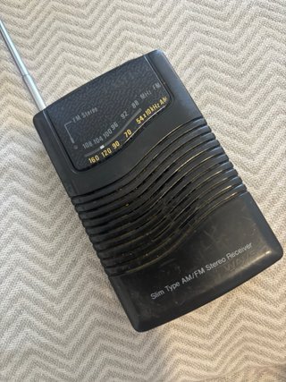 Radio Portátil AM/FM WAVE Slim Type
