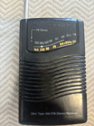 Radio Portátil AM/FM WAVE Slim Type