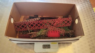 Lote Mecano Metal Antiguo Variado