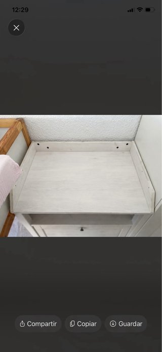 Cómoda infantil IKEA con cambiador