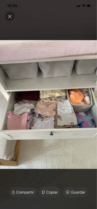 Cómoda infantil IKEA con cambiador