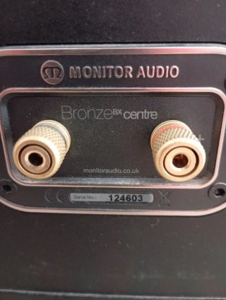 Altavoz Central Monitor Audio BX Negro/Plata