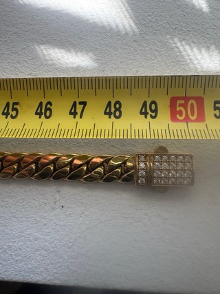 Cadena Cubana Oro 18k