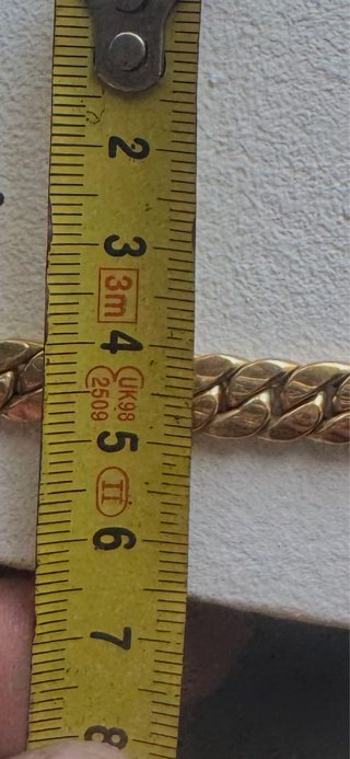 Cadena Cubana Oro 18k