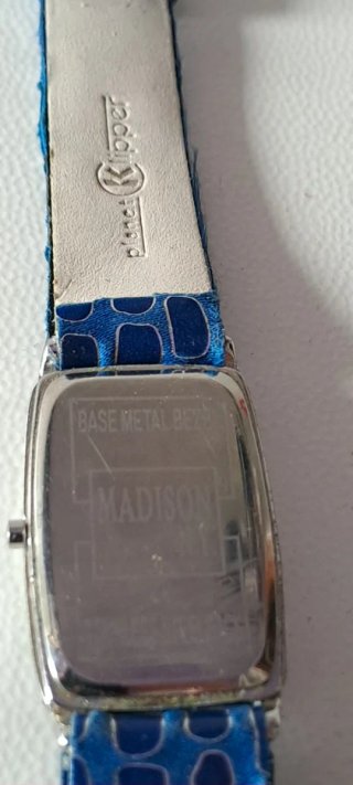 Orologio Madison cinturino blu thank