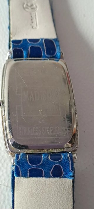 Orologio Madison cinturino blu thank