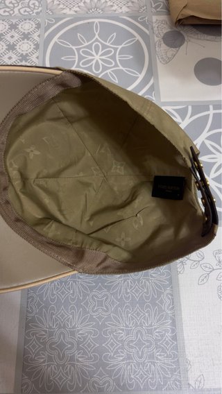 Gorra Beige y Marrón