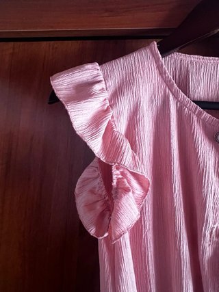 Vestido rosa adolescente