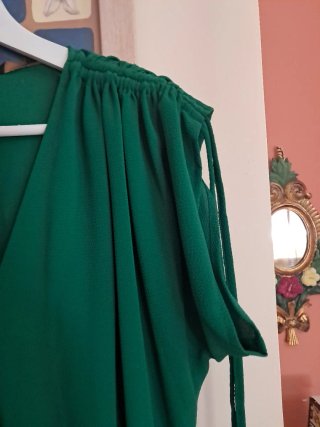 Mono verde mujer