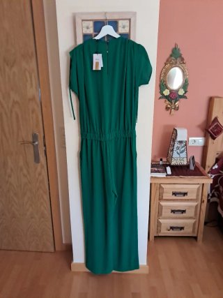 Mono verde mujer