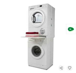 Kit apilado lavadora-secadora con repisa