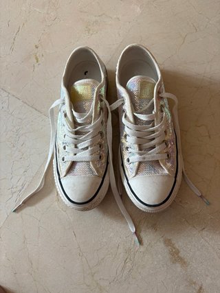Converse Lentejuelas Multicolor Talla 37