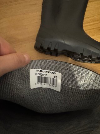 Botas de agua Dunlop PVC sin estrenar