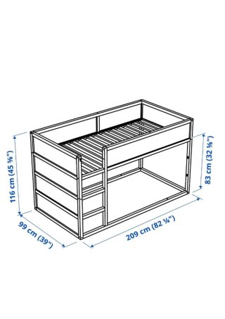 Cama modificada Ikea