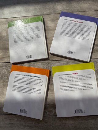 4 libros guia práctica para estar en forma,varios