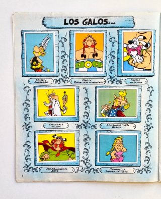 ASTERIX 1987 PANINI ALBUM COMPLETO CON POSTER CENT