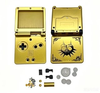 Carcasa GBA SP Dorada Majora's Mask