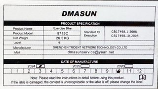 Bicicleta Spinning DMASUN 8715C
