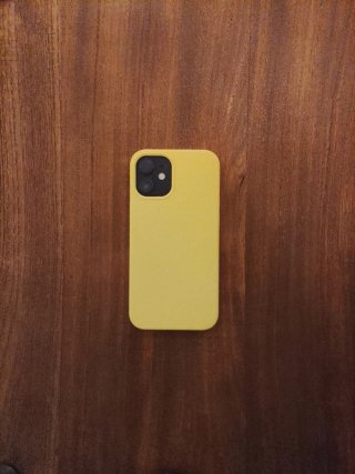 Funda iPhone 12 mini amarilla