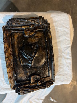 Rilievo fascio littorio antico