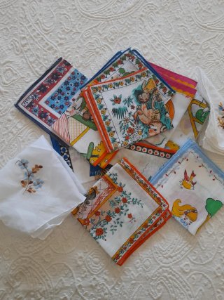 12 Fazzoletti per Bambini con Disegni