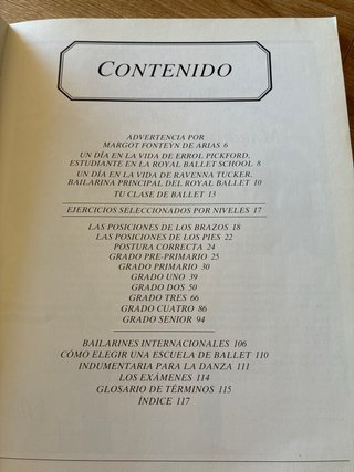 El ballet.  Guía Ilustrada para el Aprendizaje