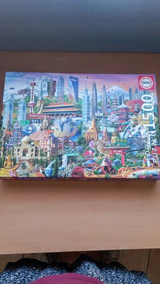 Puzzle Educa 1500 piezas monumentos