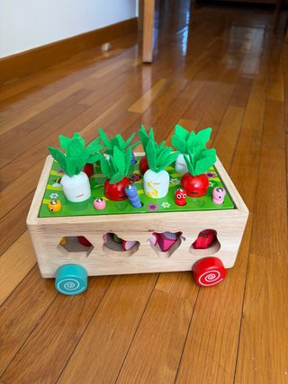 Juguete Huerto Montessori Madera