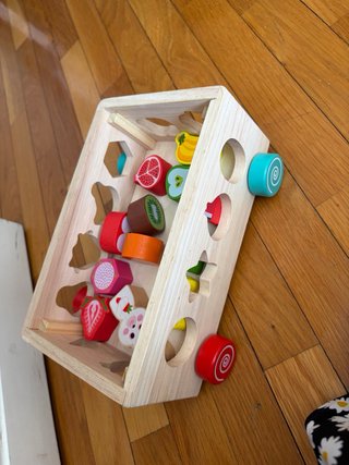 Juguete Huerto Montessori Madera