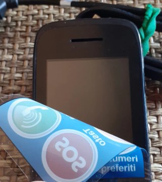 Telefono cellulare SAIET GSM nero