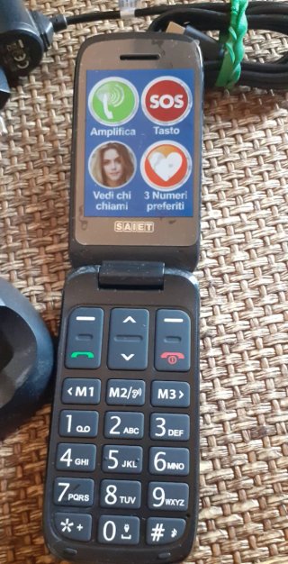 Telefono cellulare SAIET GSM nero