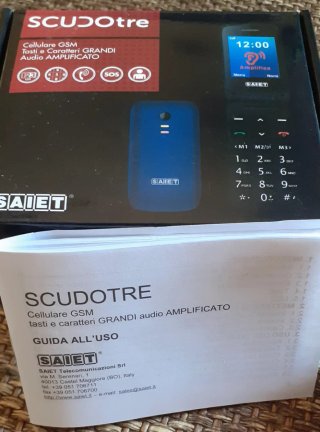 Telefono cellulare SAIET GSM nero