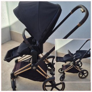 Cybex Priam Rose Gold Silla Capazo Accesorios