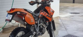 KTM 625 SXC Enduro Moto Naranja Negra