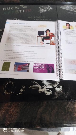 Cuaderno de lengua castellana de 2 de eso