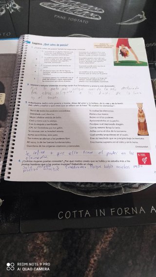 Cuaderno de lengua castellana de 2 de eso