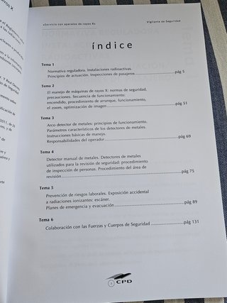 Libro Vigilante Seguridad Aparatos De Rayos X.