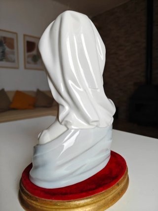 Busto Lladró Madonna Porcelana 1970