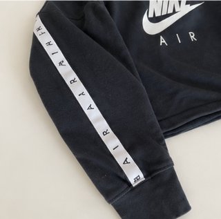 Sudadera Nike Air Negra con Capucha Niña/o