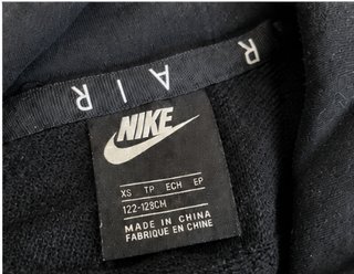 Sudadera Nike Air Negra con Capucha Niña/o