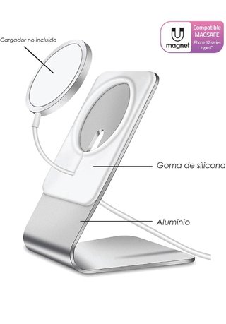 Soporte MagSafe 4-OK iPhone Aluminio