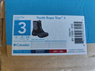 Botas Nieve Columbia Youth Rope Tow II T.34