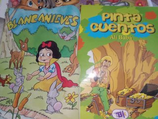 Lote cuentos y puzzle