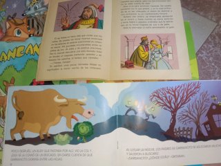 Lote cuentos y puzzle