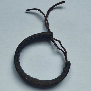 Pulsera Cuero Vintage Marrón